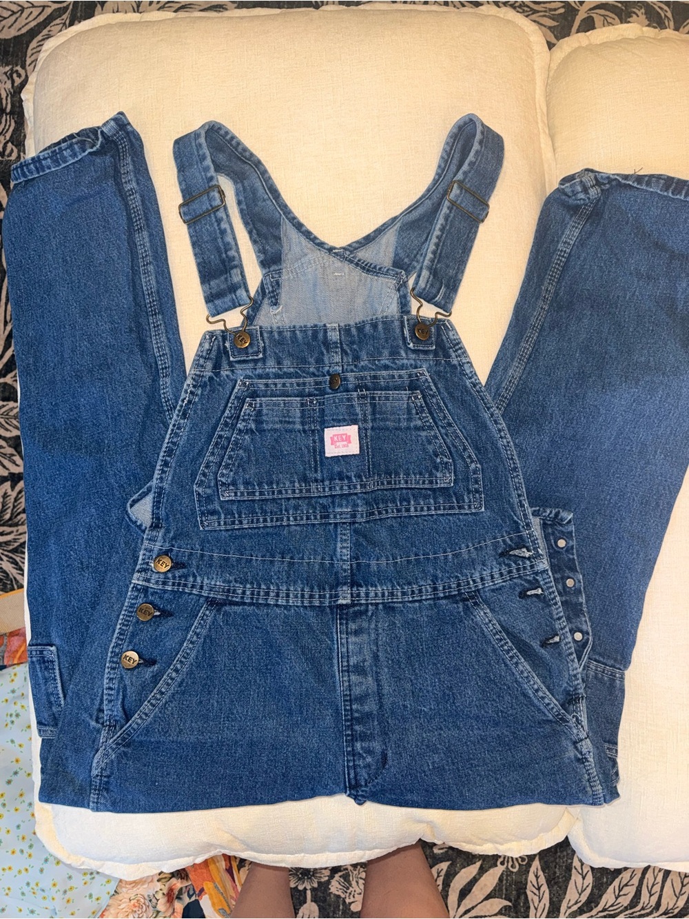 Classic Blue Denim Women’s Overalls